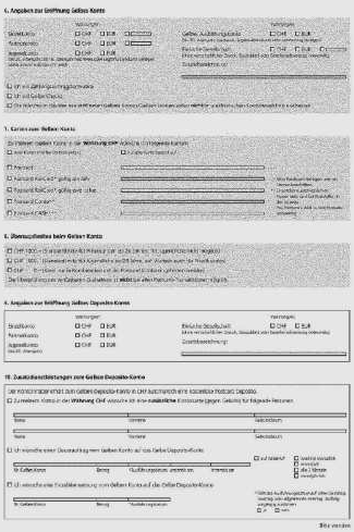 An unreadable form