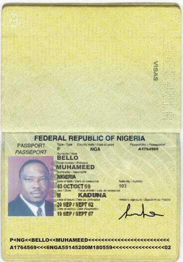 A forged passport