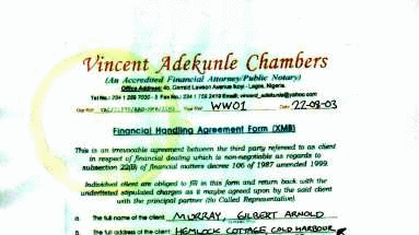 A form that has been partially-scanned