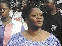 A photograph of a middle-aged woman
