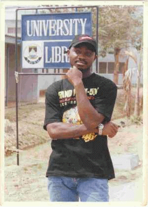A photograph of a young man