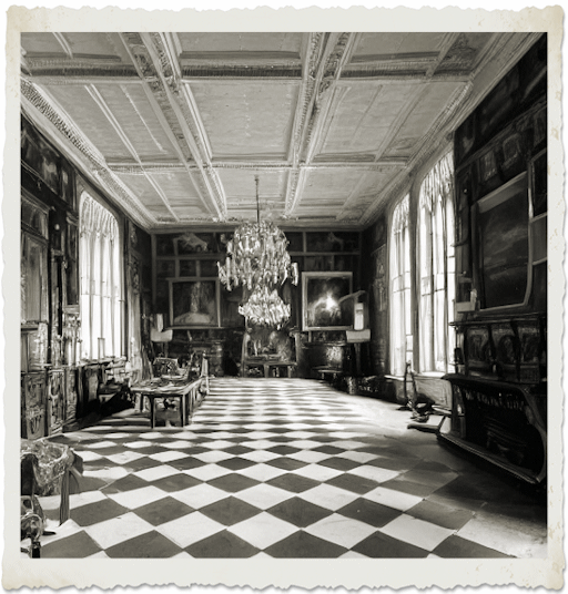 The Great Hall, Hemlock Hall, in its Victorian heyday