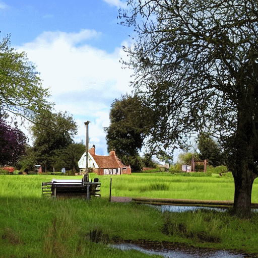 The Gypping in the Marsh village green